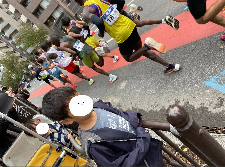 福岡国際マラソンを見に行きました！