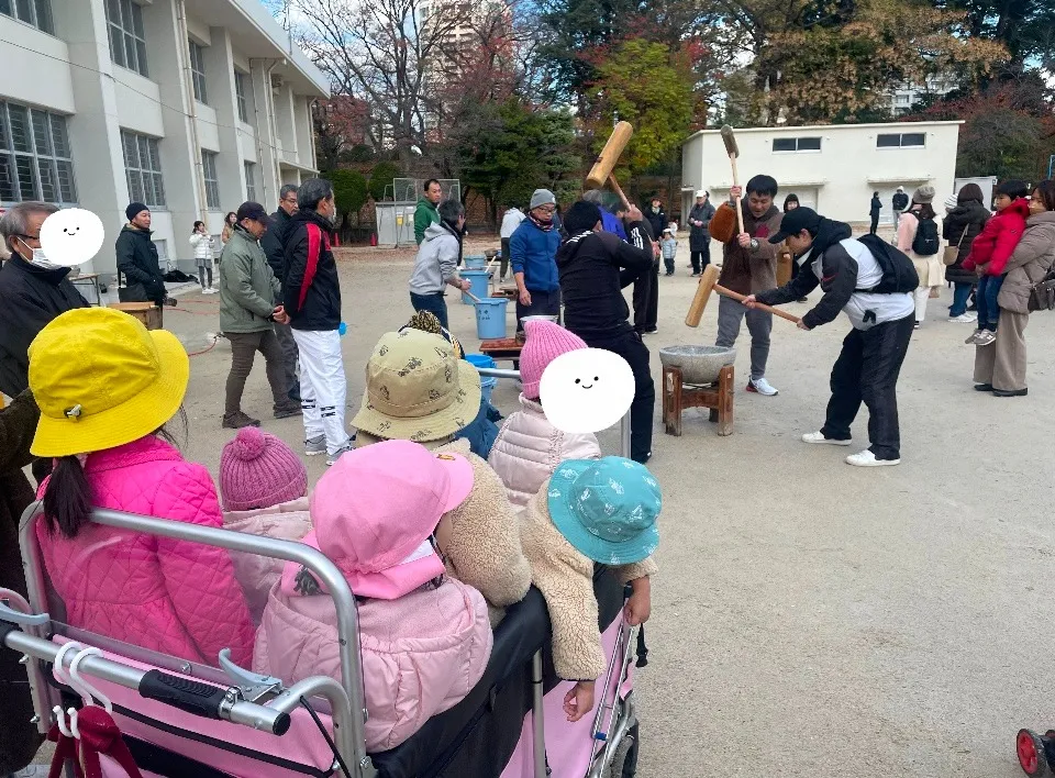 餅つき大会に行ってきました！