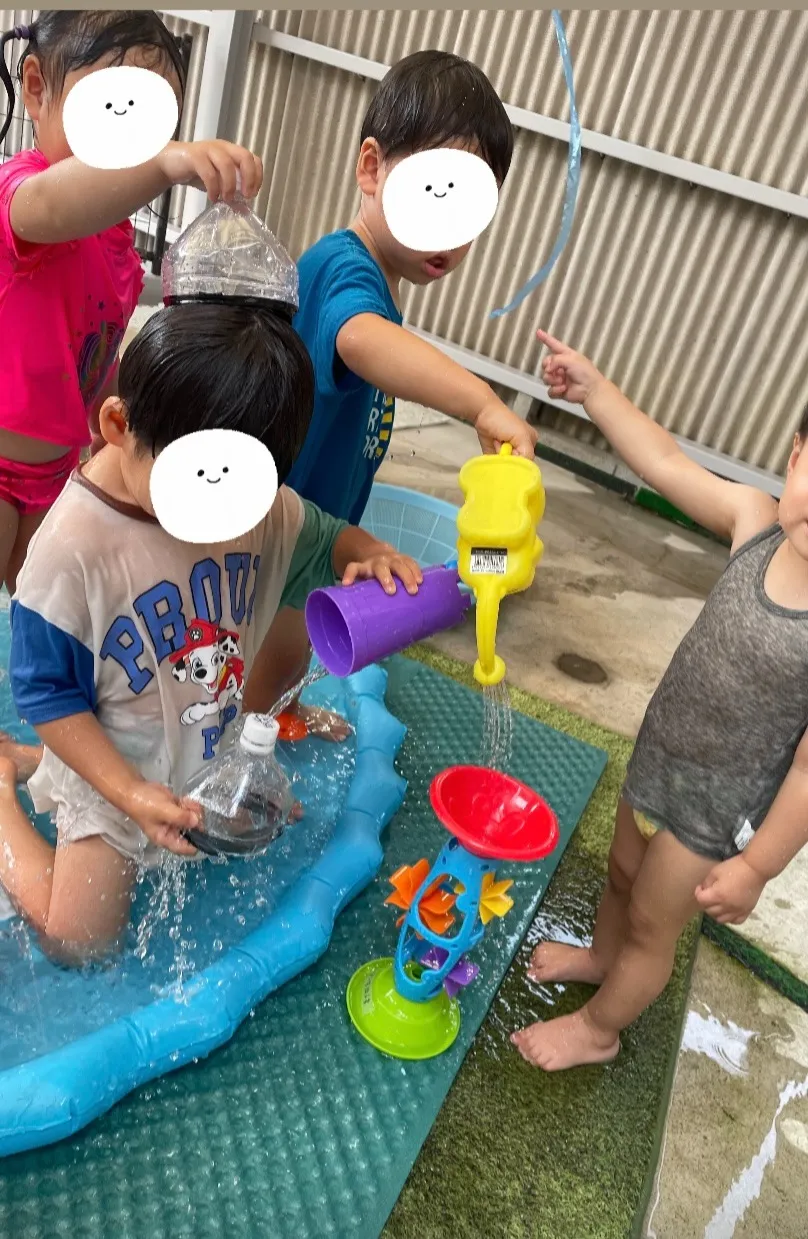 今日から水遊び解禁しました！
