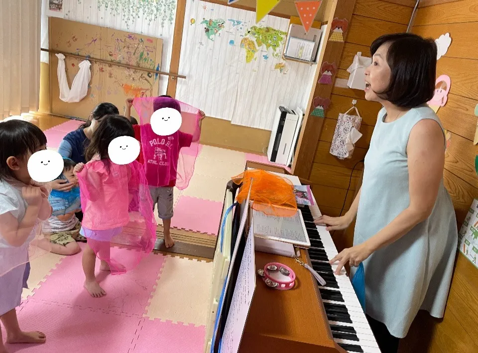 今日はリトミック教室でした！