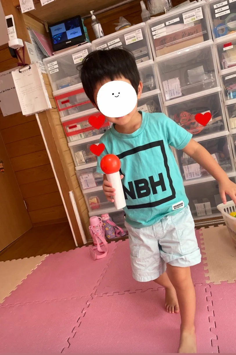 落とさないように慎重に〜！