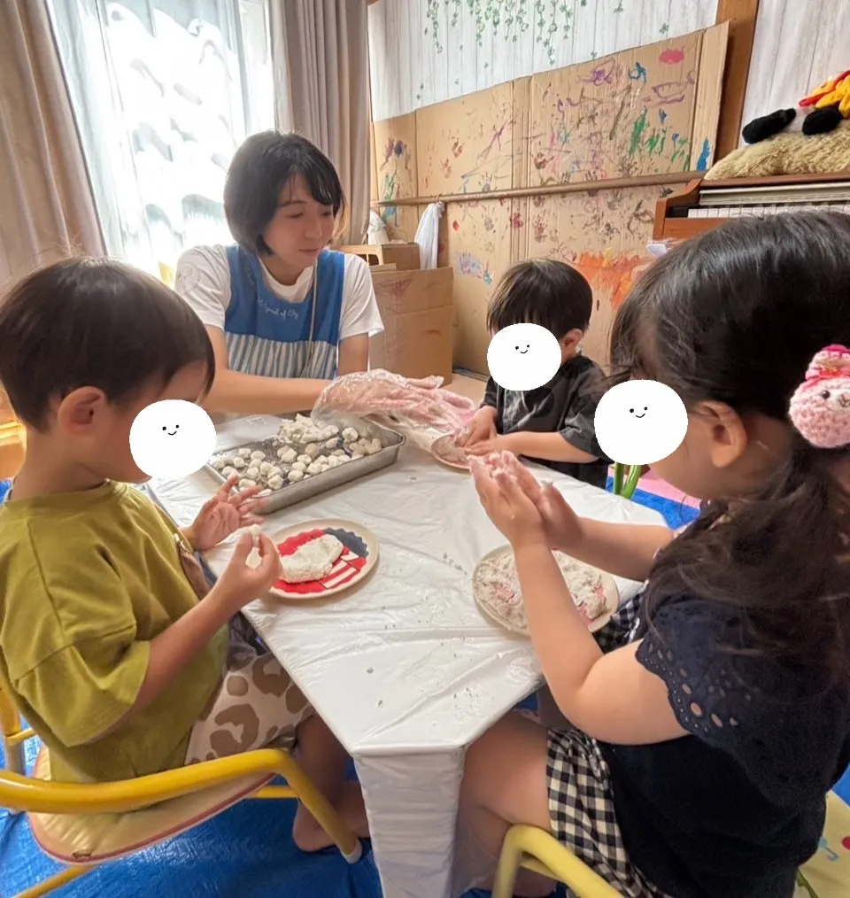 お月見団子作りをしました！