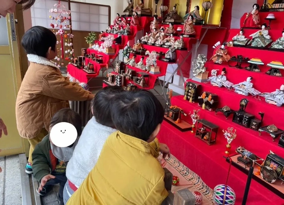 お雛様きれいだったね♡