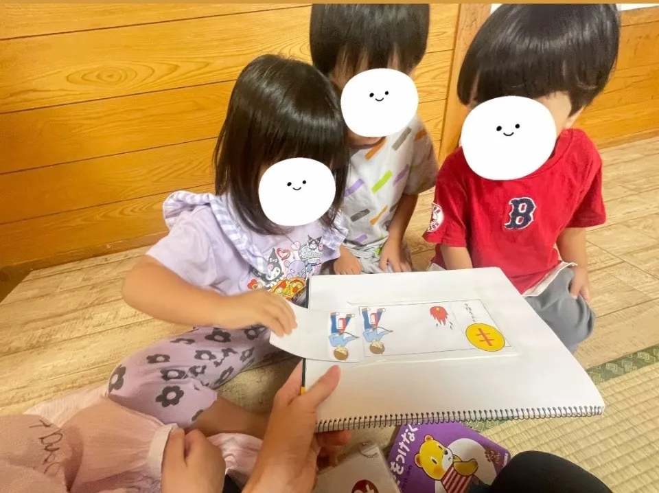 今日は避難訓練をしました！