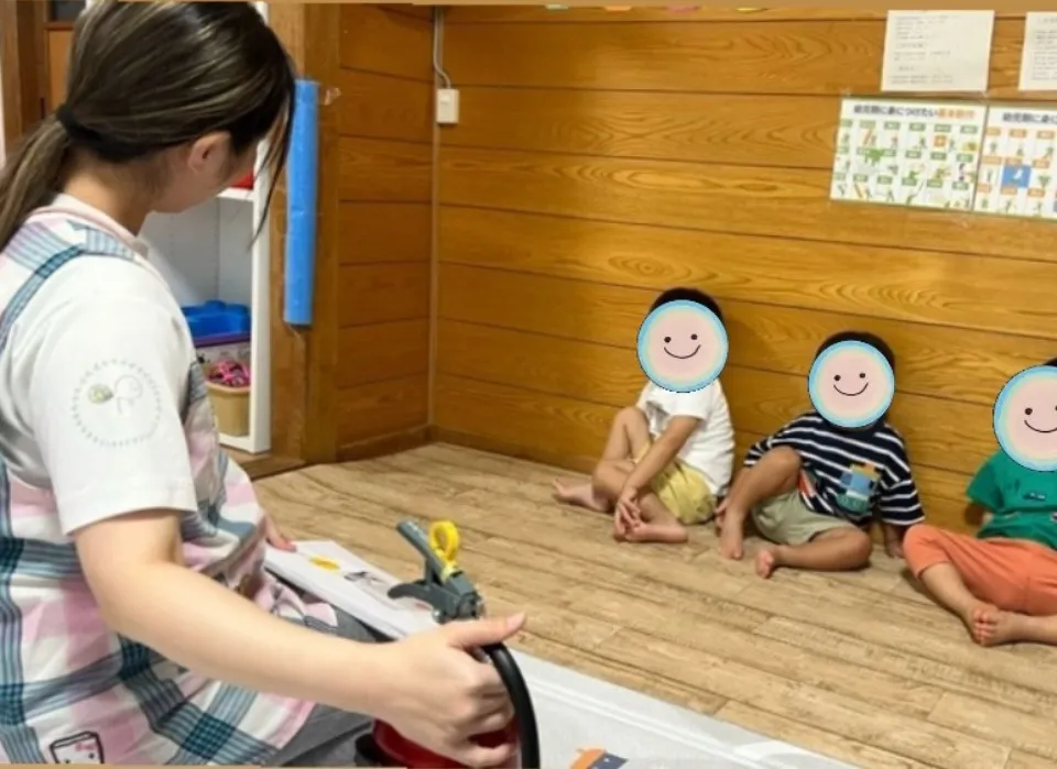 今日は避難訓練でした！